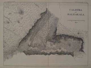 Maui Caldera Of Haleakala Hawaii Island United States Geological Survey 1883
