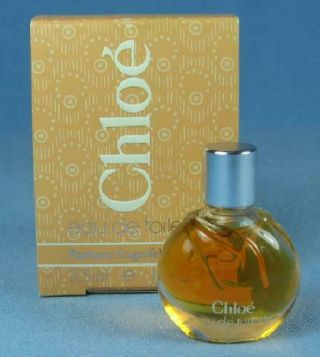 Chloe Eau De Toilette Vintage Miniature Perfume Bottle W Box