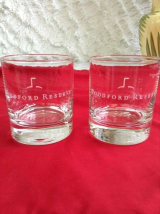 2 Woodford Reserve Collectible Bourbon Whiskey Glass