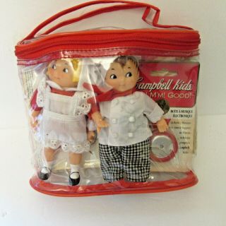 Vintage 5 " Campbell Soup Kids Collector Dolls 1995 - Fibre Craft