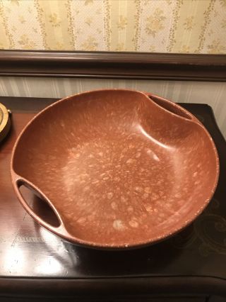 Vintage Aztec Melmac Bowl with Handles Melamine USA 3