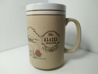 Vintage 1983 The Alaska Homestead Coffee Tea Cup Mug Ace 5 " Tall
