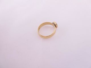 18ct gold old mine rose cut diamond onyx ring,  GG&S heavy 4
