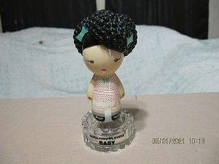 Harajuku Lovers Baby 1 Oz Perfume Bottle Only Black Bubbly Hair Girl 5 "