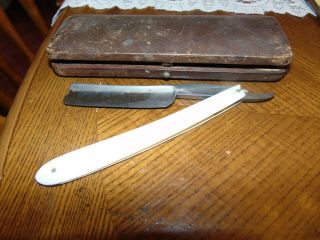 Early Jos Rodgers & Sons Straight Razor W/case