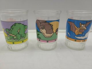 Rare Vintage The Land Before Time Vi Jelly Glass Tumblers