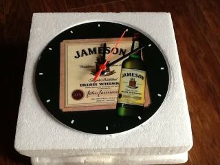 Jameson Irish Whiskey Advertising Wall Clock - In Package