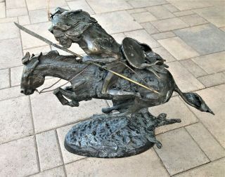 " The Cheyenne " By Frederic Remington,  Bronze Sculpture,  Large Version,  20 ",  $899