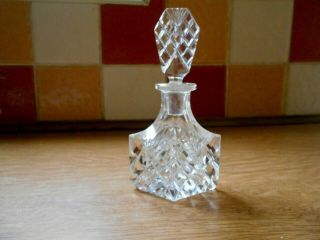Vintage Glass Perfume Scent Bottle