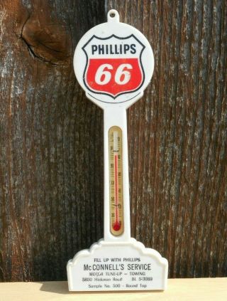 Phillips 66 Thermometer Vintage Advertising Mcconnell 
