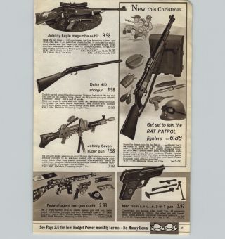 1967 Paper Ad Johnny Eagle Magumba Toy Gun Outfit Seven Man Uncle Machine