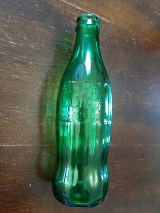 Canada Green Coke Bottle,  English/french