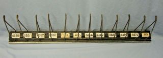 Vintage Gates Rubber Co Fan Belt Display Rack