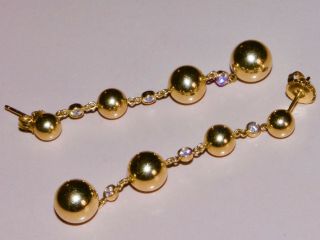 Tiffany & Co.  Hardwear 18k Yellow Gold Diamond Dangle Earrings