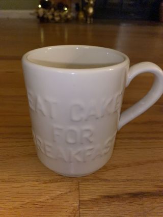 Kate Spade For Lenox Eat Cake For Breakfast Coffee Mug
