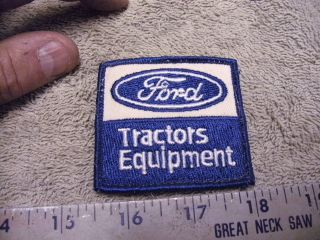 Vintage Color Ford Tractors Equipment Cloth Patch,  Removed From Cap/shirt