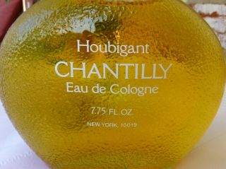 VINTAGE HOUBIGANT CHANTILLY EAU DE COLOGNE 7.  75 OZ 98 FULL 3
