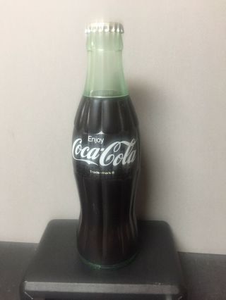 Coca Cola Radio Coke Bottle Shaped Plastic Vintage Approx 8” Tall -