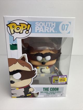 Funko Pop South Park 07 The Coon 2017 Sdcc Exclusive Limited Edition Vaulted