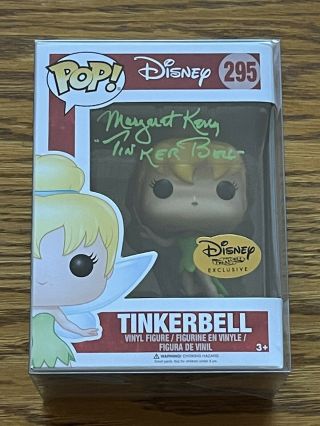 Funko Pop Tinkerbell Disney Treasure Exclusive Signed Margaret Kerry Jsa