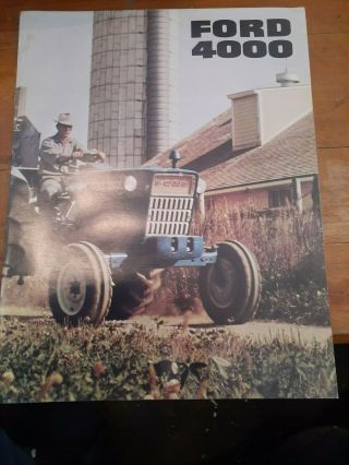 1972 Australian Ford 4000 Tractor Sales Brochure