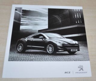 Peugeot Rcz Brochure Prospekt Prospectus Ru Edition