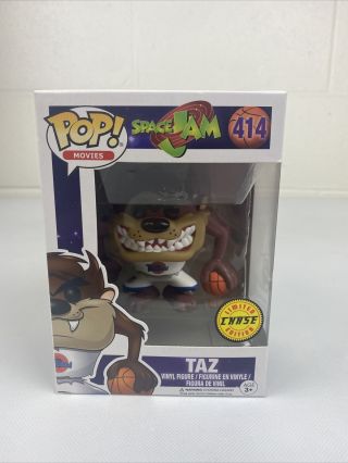 Funko Pop Movies: Taz Space Jam 414 (limited Edition Chase) W/ Soft Protector