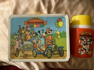 Lunch Box Vintage The Funtastic World Of Hanna Barbera 1971 Huckleberry Hound