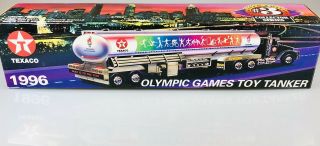 Vintage 1996 Texaco Olympic Games Toy Tanker Truck 3rd Edition Collector Series