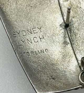 Sydney Lynch Vintage Artisan Sterling Silver 22k Gold Arrow Dangle Earrings 6