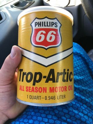 Vintage Phillips 66 Trop Artic Oil Can Jigsaw Puzzle Nip