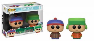 Funko Pop South Park Stan And Kyle Best Buy Exclusive - Rare