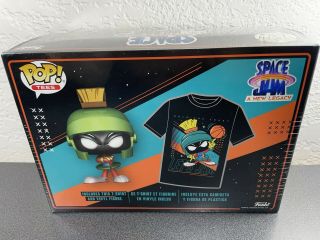Funko Pop Tees - Marvin The Martian Space Jam A Legacy LARGE T - Shirt 2