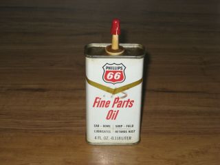 Vintage Phillips 66 Household Oil Tin - Handy Oiler