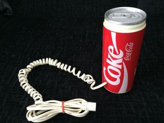 Vintage Coca - Cola Can Telephone Phone From 1985