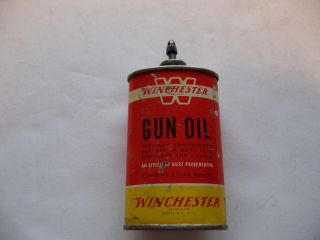 Vintage Winchester Gun Oil Tin,  3 Oz.