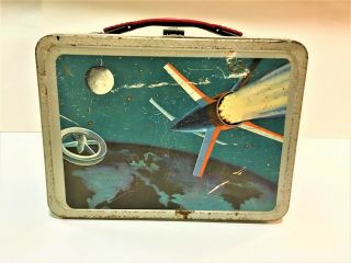 Vintage 1958 - 1960 American Thermos Satellite Lunch Box