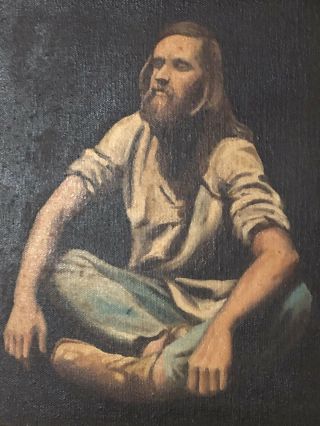 OIL PAINTING OF CHARLES MANSON BY JOHN PHILIP CAPELLO “THE MOVEMENT” 2