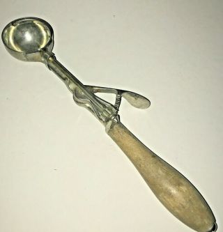 Vtg Gilchrist Stainless Ice Cream Scoop (unsigned) Dairy 10 " Long Gc