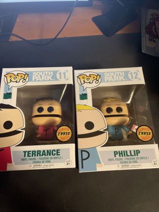 Funko Pop South Park Terrance 11 Phillip 12 Exclusive Limited Chase Edition