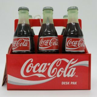 Vintage 1995 Coca - Cola Desk 6 - Pak Pop Creativity Set Pre - Owned Collectible Only