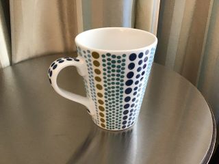 Jonathan Adler Polka Dot Coffee Mug For Barnes & Noble Euc