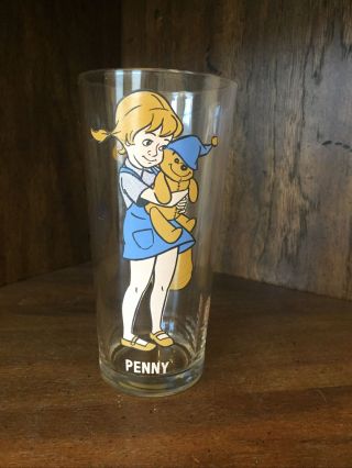 Penny - The Rescuers Pepsi Collector Series Glass - Walt Disney 1977