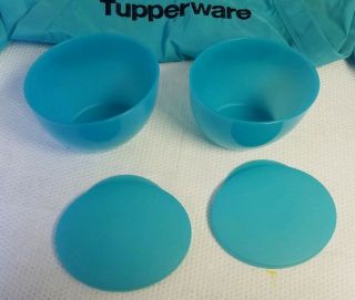 Tupperware Open House Chip N Dip Two Replacement Extra Dip Containers 470ml Each