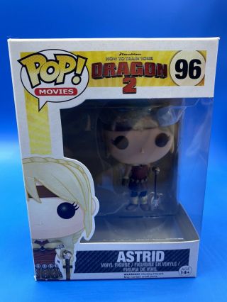 Funko Pop Dreamworks How To Train Your Dragon 2 Astrid 96 Vaulted W/ Protector