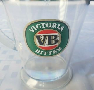 1 Vb Clear Plastic Beer Jug 1140 Ml Voctoria Bitter " & "