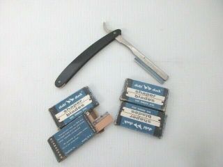 E Weck And Sons Straight Razor And Hair Shaper,  Replaceable Blades