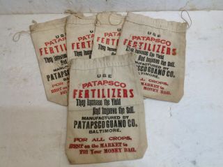 Vintage Cloth Patapsco Guano Fertilizer Bag