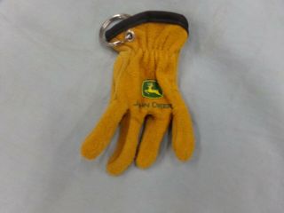 Vintage John Deere Suede Leather Work Glove Keychain Key Chain