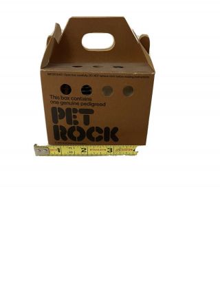 1975 Vintage Pet Rock W/ Orig.  Box Complete